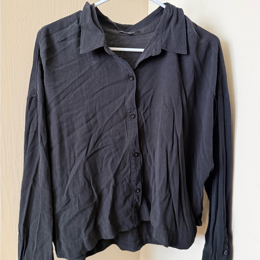 Madewell Charcoal Button-Down Shirt